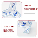 Набір із 8 штук самоклейних прозорих силіконових захисних накладок на гострі кути меблів T-подібні, фото 6