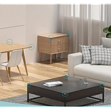 Набір із 4 штук самоклейних прозорих силіконових захисних накладок на гострі кути меблів круглі, фото 4