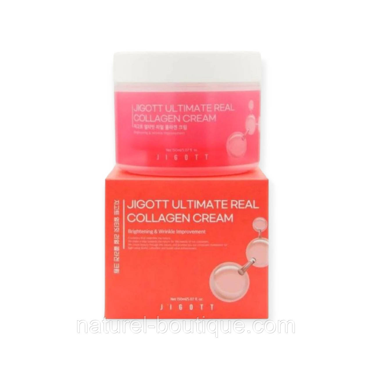 Крем Jigott для обличчя Ultimate Real Collagen з колагеном 150 мл, фото 1