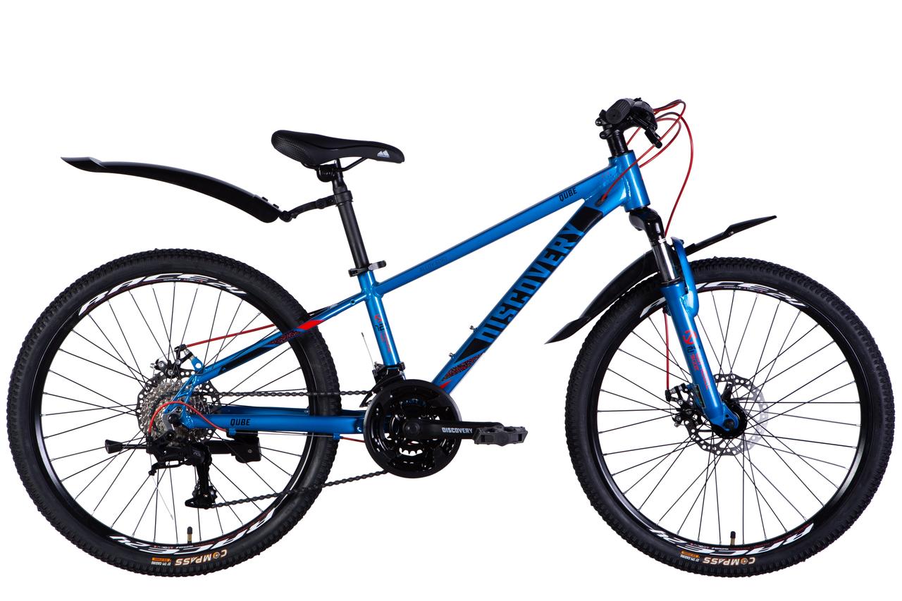 Велосипед DISCOVERY 24" QUBE DD CS Al рама 11.5" 2025, фото 1