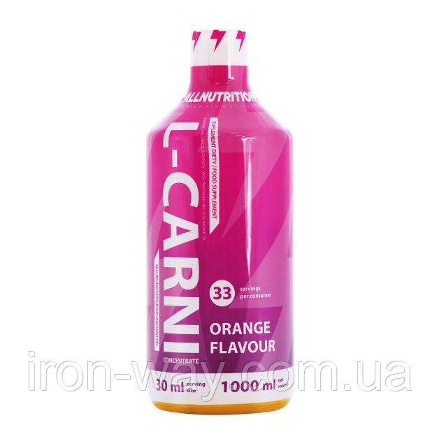 All Nutrition L-Carni (1 l, orange), фото 1