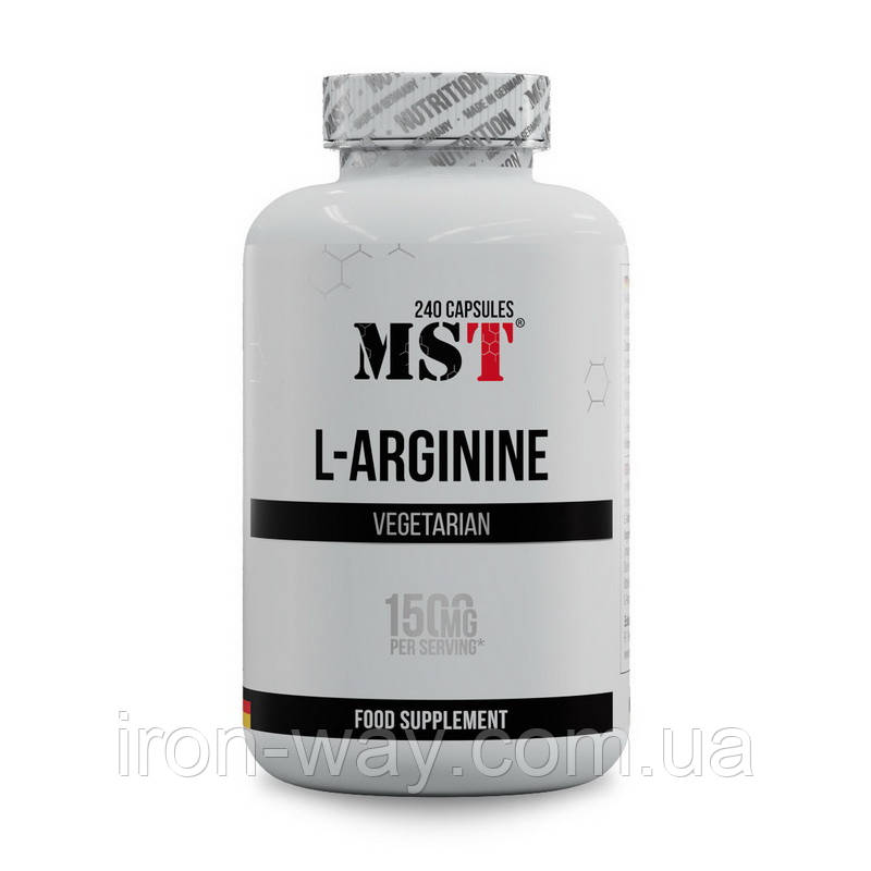 MST L-Arginine Vegetarian 1500 (240 caps), фото 1