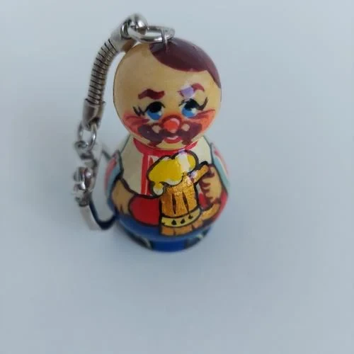 Брелок Козак дерево Ручний розпис (5012), фото 1