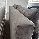 Розкладний диван графіт на ніжках, фото 9