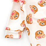 Чоловічок для дівчинки на кнопках з крильцями та пов'язкою Girl Bears, фото 3