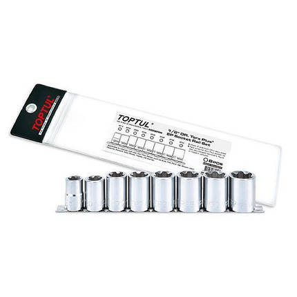 Набір головок 1/2" EP18-EP32 8ед.Torx Plus EP TOPTUL GAAG0810, фото 1
