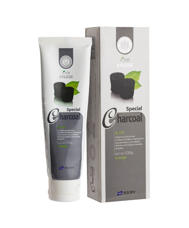 Зубна паста Hanil Special XYLOSЕ Charcoal 130 г, фото 1