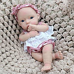Силіконова Колекційна Лялька  Дівчинка Лорі із М'якого Литого Силікону Повністю Анатомічна Висота 28 см, фото 3