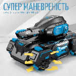 Дитячий Танк на Радіоуправлінні Stunt Car із Запуском Орбізів Управління Жестами та Пультом + Світло Музика та LED Підсвічування, фото 4