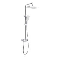 Душова система латунна універсальна Lidz Orion 1030 на три споживача (з виливом) (k35) LDORI1030CRM48092