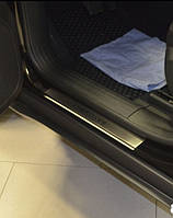 Накладки на пороги Jeep CHEROKEE з 2013- (Premium)