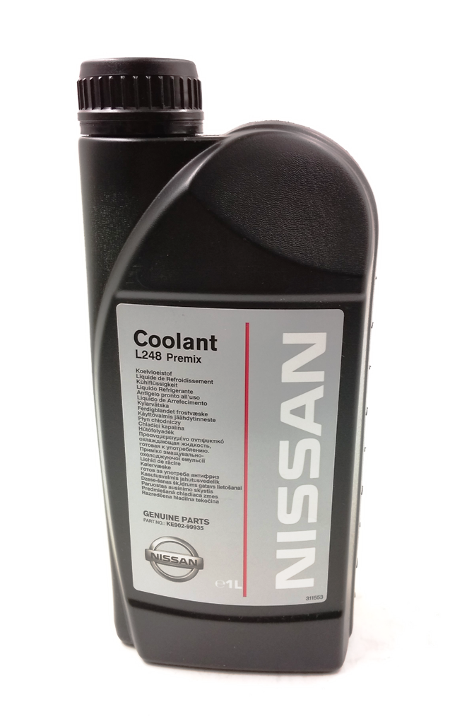 Антифриз Nissan Coolant L248, зелений, оригінал, OEM KE902-99935, фото 1