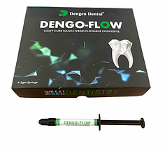 Dengoflow,Наногібридний текучий композит 2г, А3 (Dengen Dental)