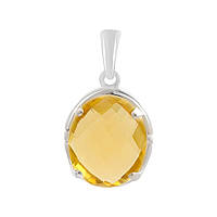 Срібна підвіска Proba з цитрином nano (2170396)