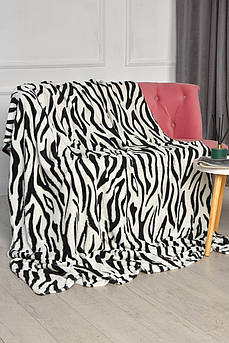 Плед білого кольору з принтом розмір 150*200 206397M