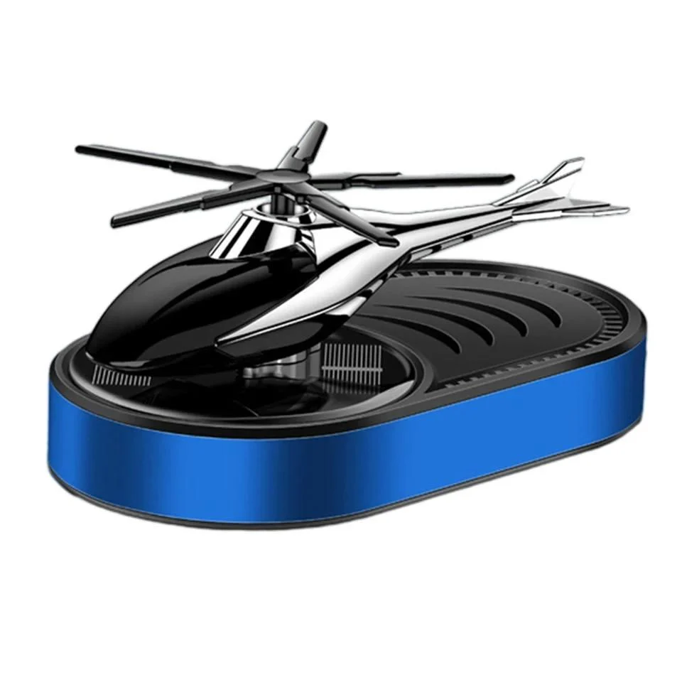 Ароматизатор автомобільний Вертоліт на сонячній батареї (Сірий)