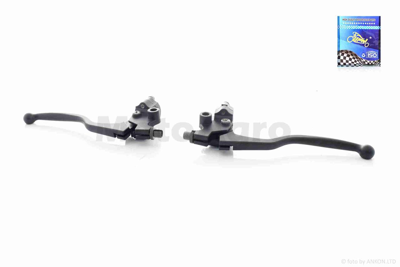 Важелі керма ІЖ з кріпленням чорні AT-74, фото 1