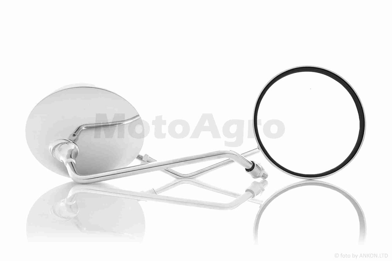 Дзеркала Yamaha M8 R+R VINO M8 круглі хром AT-22389, фото 1