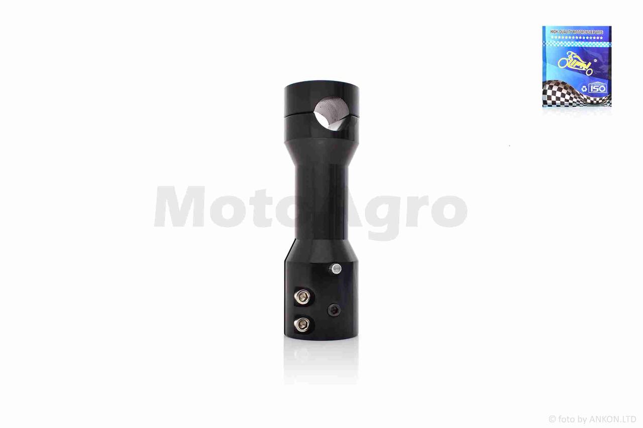 Кріплення відкритого керма на скутера (винос) 22mm чорний AT-26271, фото 1