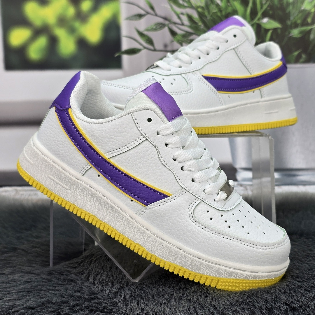 Кросівки жіночі Navigator білі з фіолетовим еко-шкіра 8155