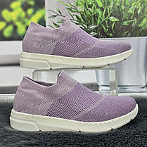 Кросівки жіночі текстильні Inblu бузкові 8147, фото 2