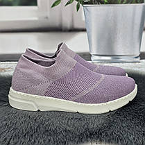 Кросівки жіночі текстильні Inblu бузкові 8147, фото 3