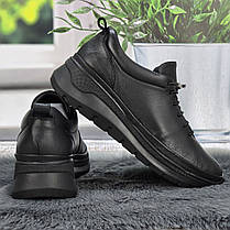 Кросівки жіночі із натуральної шкіри чорні Туреччина з супінатором 8154, фото 4