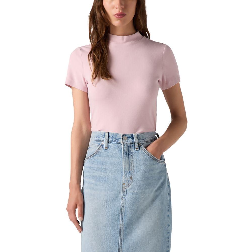 Жіноча футболка Levi's з високим коміром 1159844356 (бузковий XS), фото 1