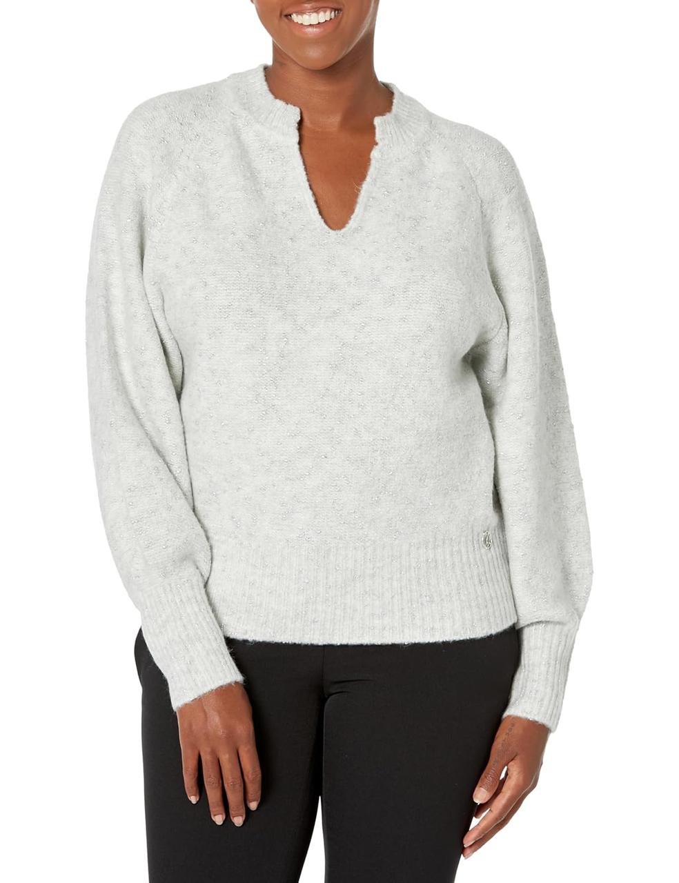 Жіночий в'язаний светр Karl Lagerfeld 1159844363 (Сірий XS), фото 1