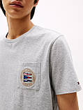 Чоловічі футболки Tommy Hilfiger з кишенею 1159844366 (Сірий L), фото 2