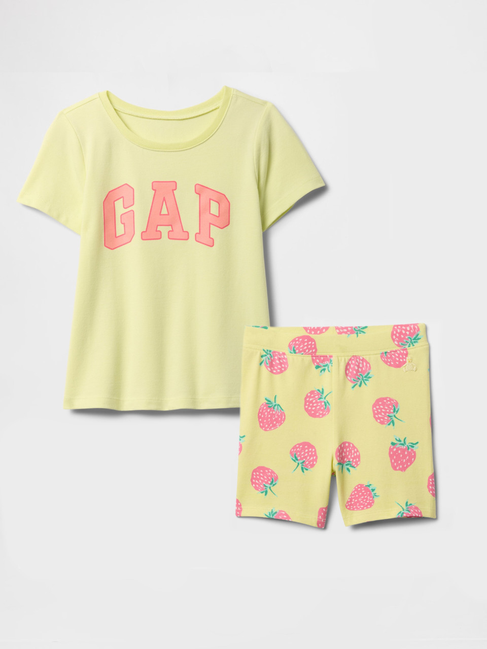 Дитячий комплект GAP футболка та шорти 1159844399 (Жовтий 4), фото 1