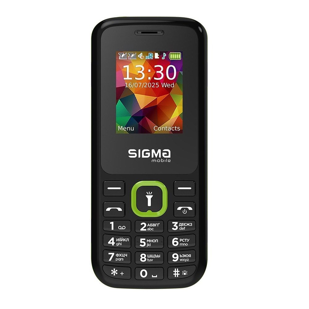 Мобільний телефон Sigma mobile X-style 171 Mini Dual Sim Black/Green, фото 1