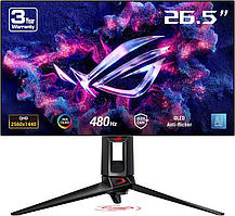 Монітор Asus 26.5" ROG Swift PG27AQDP (90LM0A20-B01A70) OLED Black 480Hz PR1