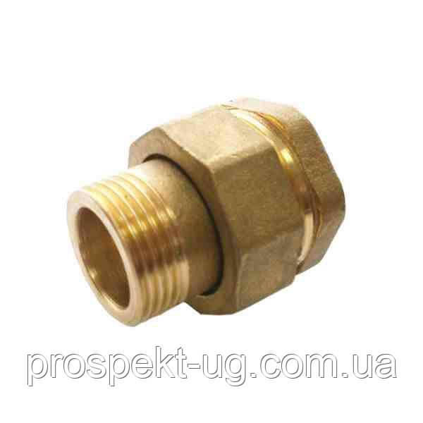 Американка Ду25 (1") латунне різьба внутрішня-зовнішня ВЗ, фото 1