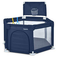 Ігровий манеж із баскетбольним кільцем Bambi MR 1340-BL