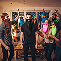 Накладна борода для маскараду та косплею на резинці, реалістична Epic Beard Black, фото 2