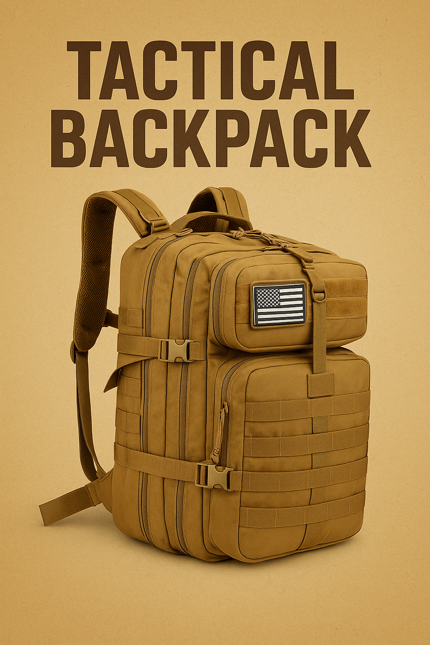 BattleShield Tactical Pro 50L — рюкзак спецпризначення з посиленою конструкцією, фото 1