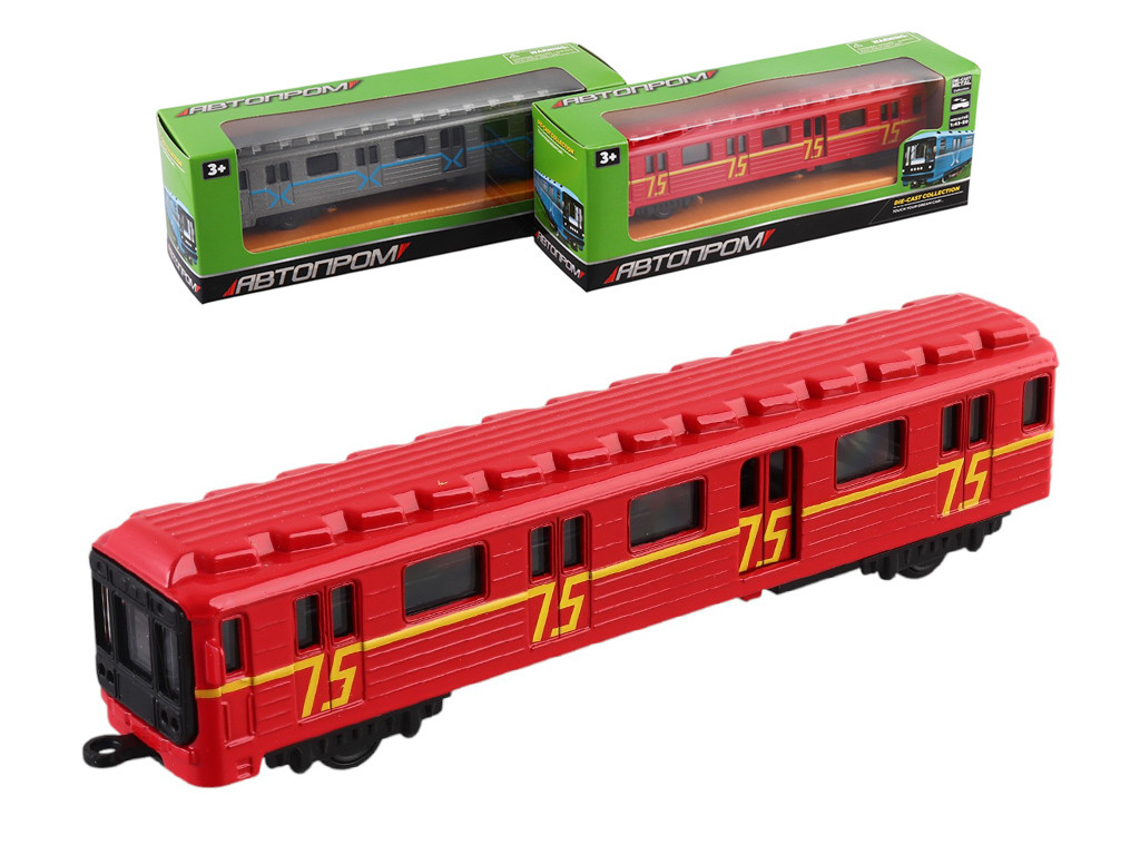 Вагон метро метал "АВТОПРІМ",1:43-50, в кор. 19,5*5,5*6,5 см /96-2/, фото 1
