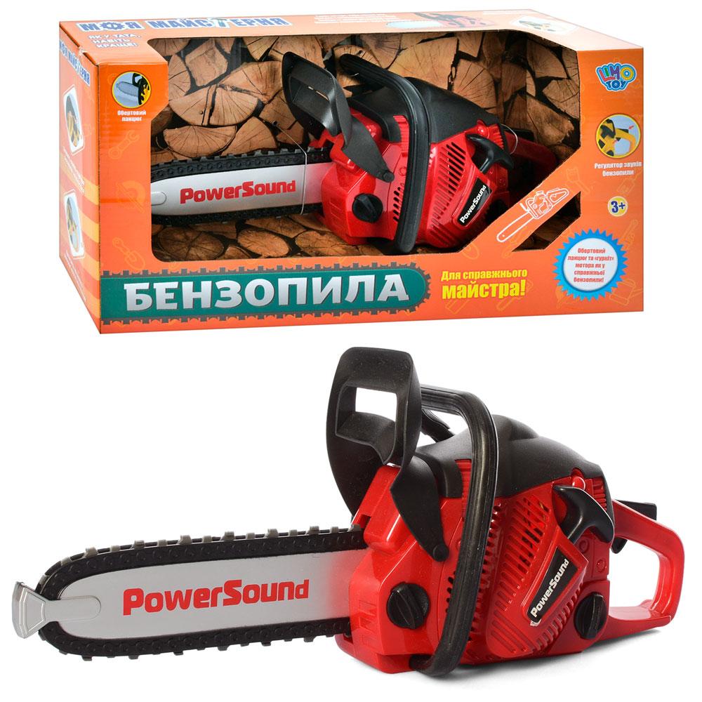 Бензопила 37см, звук, рухома стрічка, бат, кор, 40-20-10см /24/, фото 1