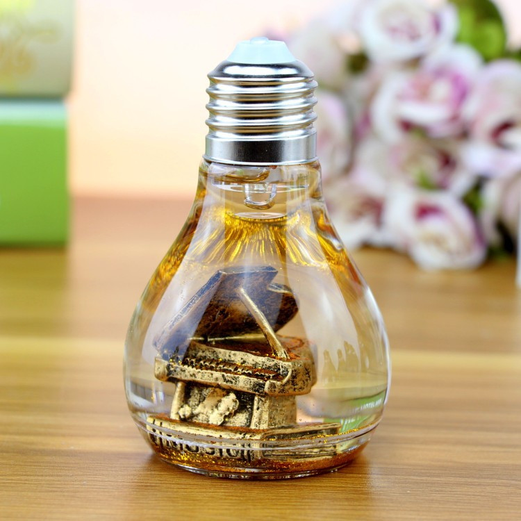 Декоративна лампочка з сувенірами всередині (музикальними інструментами), фото 1