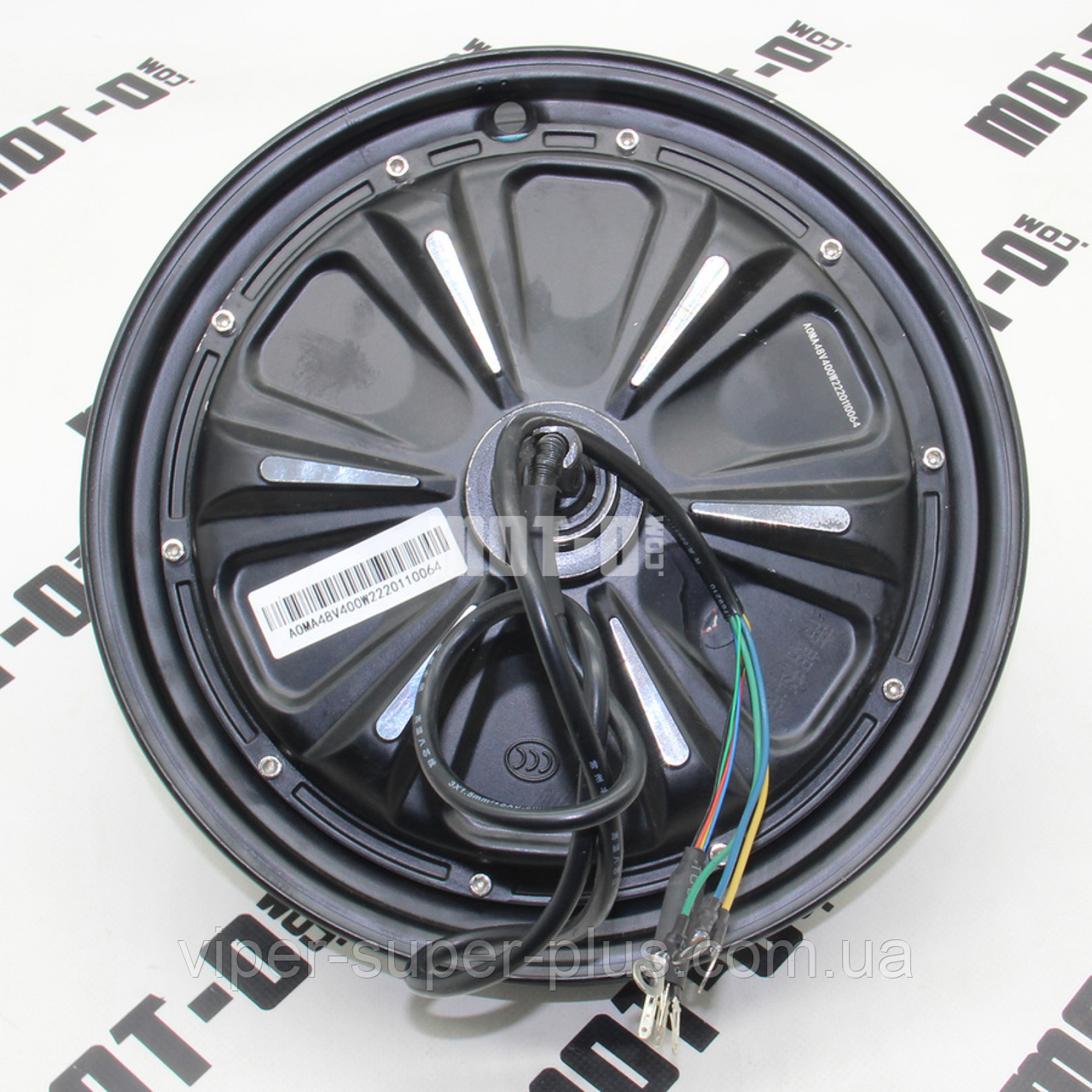 Диск задній з електродвигуном 400Вт 48В Fada LIDO (FDEB03LA-48) для електровелосипедів та мототехніки, фото 1