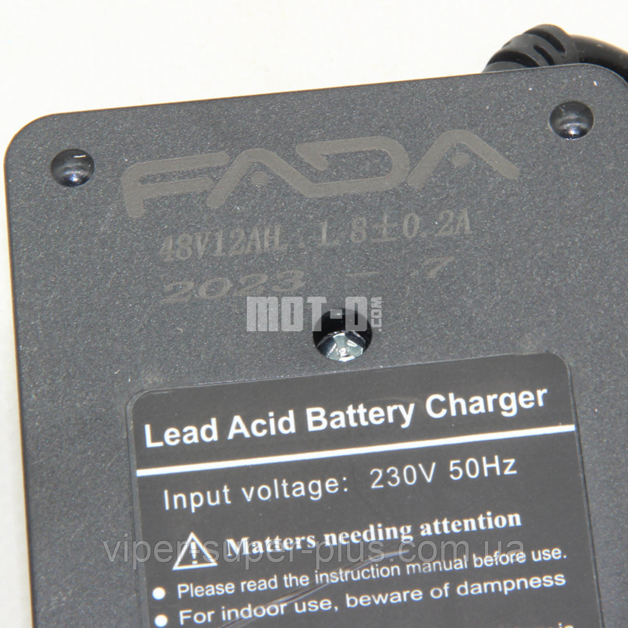 Зарядний пристрій 48В 12Аг Fada LIDO (FDEB03LA-48) для електровелосипедів та мототехніки, фото 1