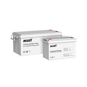 Акумулятор Своя Енергія by MUST LiFePO4 — 24В 100А·г