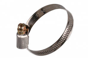Хомут черв'ячний нержавіючий W2 8-12мм