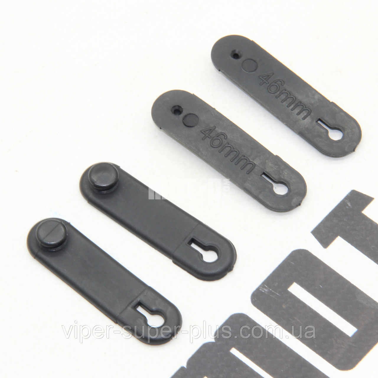 Затискачі для проводки (4 шт.) Fada LIDO (FDEB03LA-48) для електровелосипедів та мототехніки, фото 1