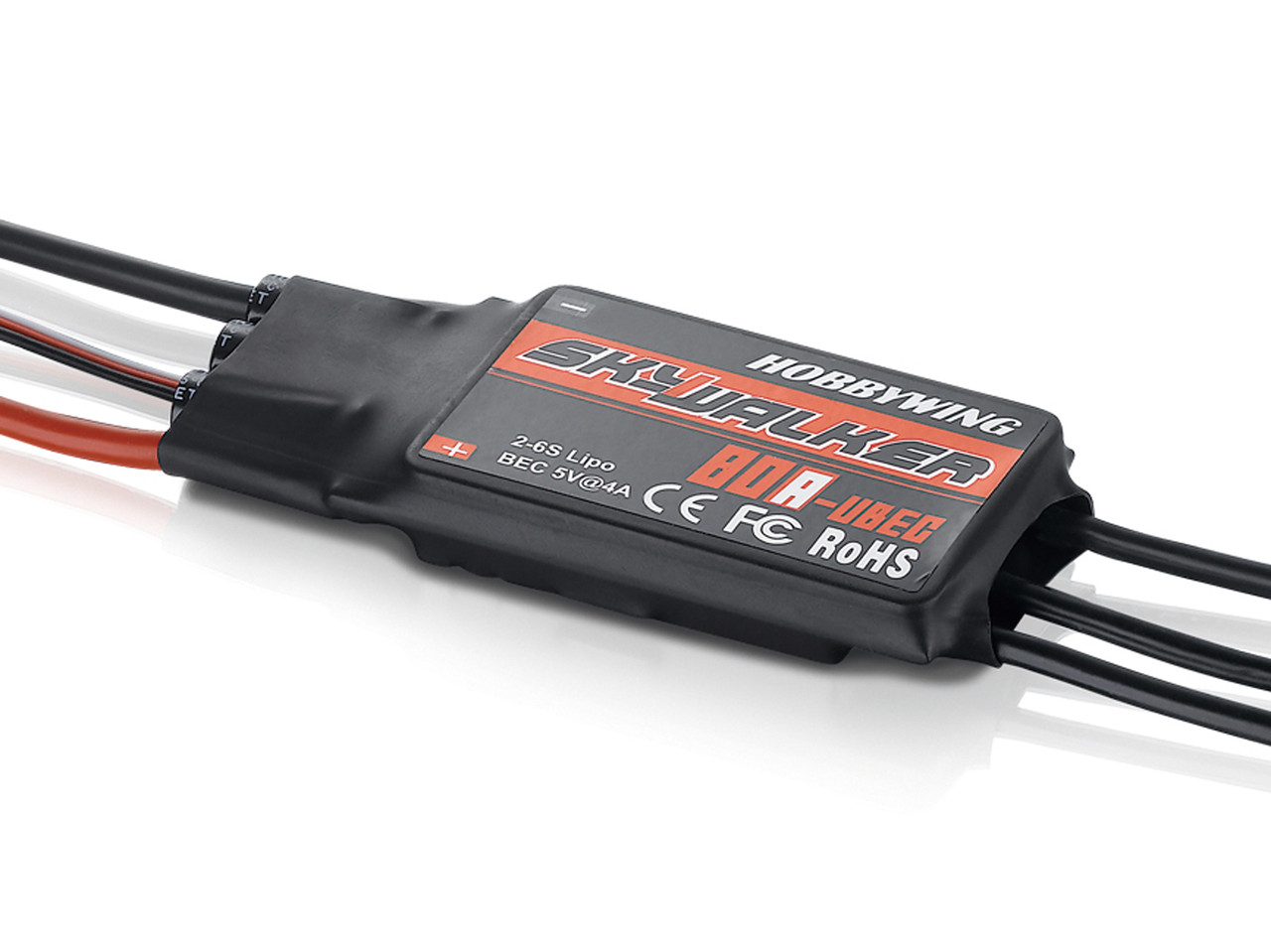 Безколекторний регулятор Hobbywing SkyWalker V2 80A ESC для літаків і дронів