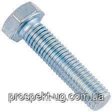 Болт М16x60 сталевий оцинкований повна різьба, фото 1