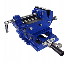 Поперечні лещата Falon-Tech 125 мм - для фрезерних та свердлильних верстатів, фото 2