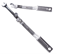 Вигнутий подовжувач тримач для комбінованих ключів 34 см Geko G10148