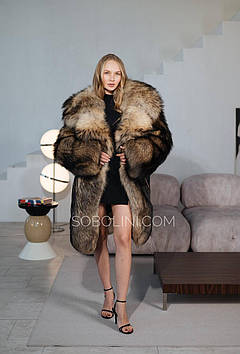 Шубка  в хутрі Raccoon